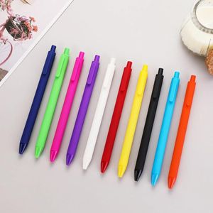 150 шт., пластиковая шариковая ручка Macaron для офиса, разноцветная, плавно пишет, подходит для учебы