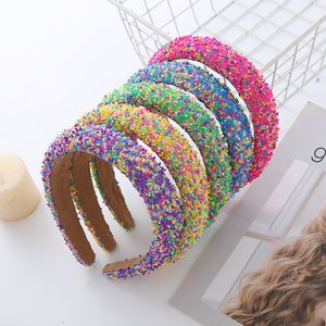 Tatlı Şeker Renk Saç Bandı Makyaj Donut Head Bandı Moda Kore tarzı Kadın Yıldız Saç Çember