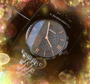 Luxus Damen Sternenhimmel Diamanten Zifferblatt Uhren Kleines Design Edelstahlband Quarzwerk Keramikuhr Großhandel weibliche Geschenke Armbanduhr