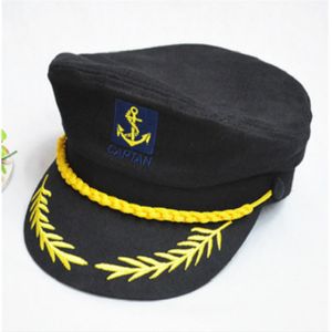 Top Caps Siyah Beyaz Kırmızı Çizgili Askeri Şapka Kapağı Ayarlanabilir Asker Kaptan Sailor Ordusu Vintage Bone Gorras Kadınlar Erkekler 230421