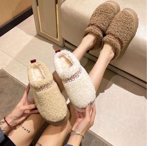 Kıvırcık Tasman Ucuz Kestane Kürk Slaytlar Sherpa Fleci Fluffy Tazz Örgü Scuffs Kadınlar Ultra Mini Platform Önyükleme Slip-On Ayakkabılar Konfor Avustralya89