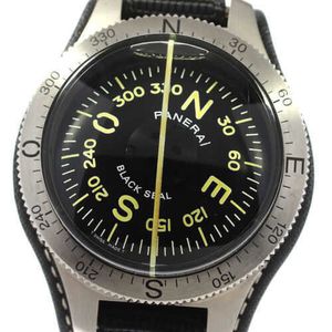 Дизайнерские роскошные часы Наручные часы Pam00191 Black Seal Compass Мужские 766978 Часы с механизмом Автоматические механические