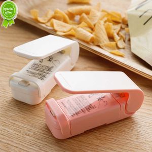 New Kitchen Storage Bag Clips Mini Portable Sealing Machine Sigillatore per sacchetti di plastica Sigillatrice per alimenti Imballaggio alimentare Mantenere fresco