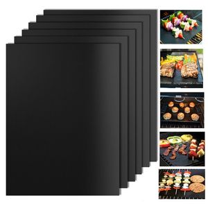 BBQ Tools Accessories 1510pcs 6040cm Nonstick Grill Mat Baking Cooking Grilling Sheet Heat Resistance Cleaned Kitchen 10567 231122