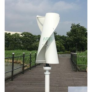 Wind Generators 600W 12V/24V Vertical Axis Helix Residentail Home Turbine Generator Kit Aerogenerator Low Rpm 1./S Start Up Drop Deliv Dhmqe