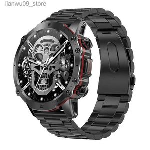 Наручные часы AK56 Смарт-часы для мужчин 1,43-дюймовый большой экран Bluetooth-вызов Музыкальный плеер Спортивный фитнес-трекер Монитор здоровья SmartwatchQ231123