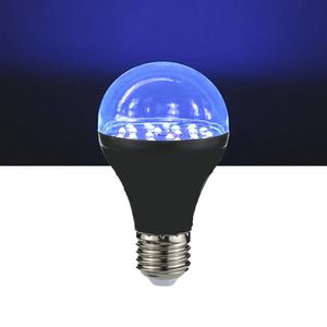 7W 25 LED'ler UV Ampul A19 E27 LAMP TABANI İLE ULTRAVIOLET Kara Işığı