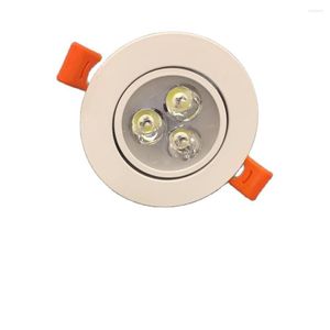 Tavan Işıkları 10 Pack Mini Küçük Gömülü Spotlar 3W Soğuk Beyaz Alüminyum Seksi Downlight Transformatör LED D