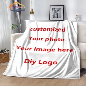 Одеяла на заказ Po брендовое одеяло 3D печать DIY ваши фотографии на заказ мягкие удобные украшения дома диван 231123