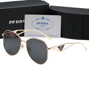 Moda Tasarımcısı PPDDA Güneş Gözlüğü Klasik Gözlük Gözlük Açık Plaj Güneş Gözlüğü Erkek Kadın İçin Opsiyonel Üçgen imza 6 renk SY 57 kara kutu kırmızı kutu