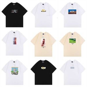 Büyük Boy Yeni Kitho Tokyo Shibuya T Shirt Erkek Kadınlar Yüksek Kaliteli Sokak Görünümü Baskı Gömlekleri Tee Üstler Rose Omoroccan Tile Tees Tshirtwaer