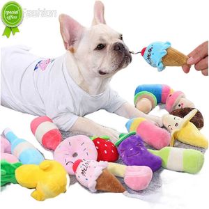 New Hot Puppy Dog Plush Squeaky Toys para pequenos cães médios Cresceadores agressivos para produtos de cachorro de produtos para gatos de estimação