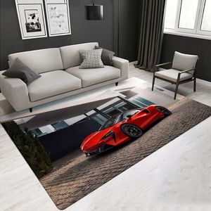 Ковры дорожных гонок коврик для спортивного автомобиля 3D Принт большой размер