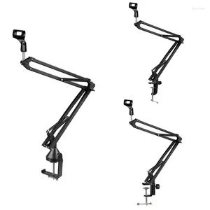 Микрофоны Сверхмощный микрофон Регулируемый держатель стойки стрелы подвеса для записи голоса