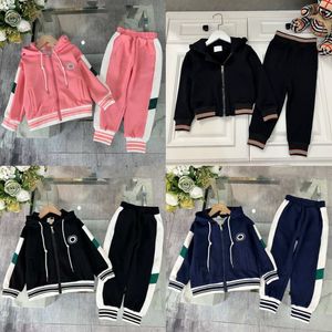 Çocuk Giysileri Bebek Hooded Set Sökü Toddler Gençlik Giyim Setleri Erkek Kızlar Takip Çocuk Palto Pantolon