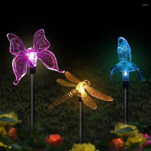 Bahçe Dekorasyonları Lamba Bahçesi Yaratıcı Plastik Hafif Hayvan Şekli LED Açık Yığın Avlu