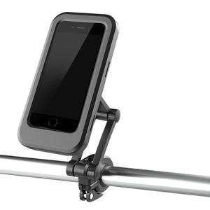 Cep Telefon Montajları Bisiklet Motosiklet Cep Telefonu Tutucu IPX4 Su geçirmez ve yağmur geçirmez cep telefonu kasası Bisiklet sürme navigasyon çantası
