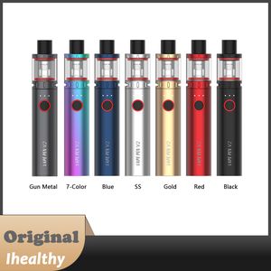 Комплект SMOK Vape Pen V2 Встроенный аккумулятор емкостью 1600 мАч с резервуаром емкостью 3 мл Сетчатая катушка 0,15 Ом постоянного тока 0,6 Ом