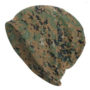 Beralar Marpat Askeri Ordu Camo Beanie Cap Kış Bonnet Femme Örgü Şapkalar Sokak Açık Ormanlık Kamuflaj Kafa Beanies Caps