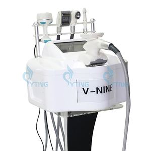 V9 Vakum Rulo Vera Zayıflama Makinesi RF Cilt Sıkılaştırma Yüz Kaldırma Vücudunu şekillendirme Konturlama Göbek Yağının Çıkarılması