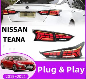 Автозади для Nissan Teana 20 19-20 21 Светодиодный хвостовой свет задний фонарь.