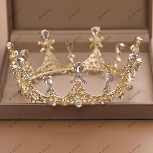 Princess 2023 Beautiful Headwear Chic Bridal Tiaras Accessories Stunning Crystals Pearls Wedding Tiaras And Crowns