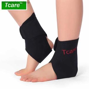 Suporte de tornozelo Tcare 1Pair Turmalina Autoaquecimento Terapia Magnética Infravermelha Distante Ank Care Belt Support Brace Heel Massager Foot Health Care Q231124
