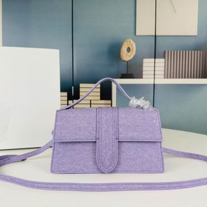 Denim kumaş çanta kadın omuz çantası düz tuval crossbody cüzdan tasarımcısı flep messenger çantaları altın donanım aksesuarları yüksek kaliteli debriyaj