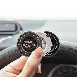Yeni Motosiklet Araba Motor Başlat Durma Düğmesi Kapağı Kontak Anahtar Döner Koruma Kapağı İç Dekorasyon Dekor Sticker