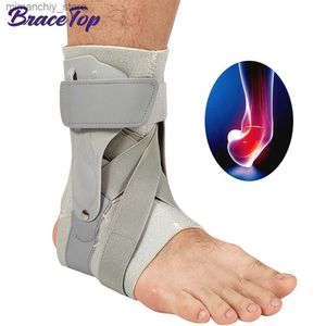 Поддержка лодыжки BraceTop, 1 шт., бандаж для поддержки лодыжки, шина для ног, защита от растяжения, ортез при переломах, обертка для лодыжки - первая помощь, подошвенный фасциит, боль в пятке Q231124