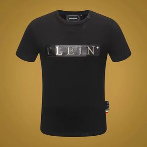 pleinxplein tasarım tişörtlü erkek tasarımcı tshirtler rhinestone kafatası erkek tişörtler klasik yüksek kaliteli hip hop sokak kıyafeti tshirt rahat üst tees pb 11443