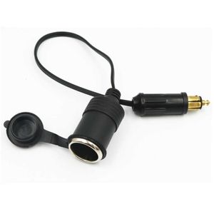 BMW Motorcycle Charger Socket, 12V/24V EU Plug to Car Cigarette Lighter Adapter Cable, Power Lead Convert Outlet