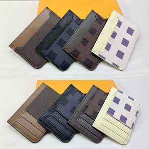 High Quality Brown flower Women Card Holders Fashion Classic Men Wallets Holders Casual Credit Card ID Holder Leather Ultra Slim Wallet womens Card Bag M62666