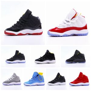 Designer Children Infant 2023 Basketball Kids Shoes Baby 11 11s XI Cherry Bred Cool Grey Concord Unc Jumpman Win Like for Toddler Sneakers S