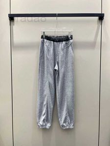 Pantaloni da uomo Designer Autunno e Inverno Nuovo stile sportivo per il tempo libero Color block Pelle Elastica in vita Versatile cravatta dimagrante Pantaloni protettivi SE03