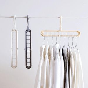 Askılar Çok Fonksiyonlu Giyim Organizatör Tutucu Giysi Kurutma Depolama Rafı Dolap Kancalı Dolap Slayt Slayt Dönen Plastik Askı