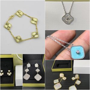 Клон Элегантный браслет, ожерелье, серьги, модная мужская и женская цепочка, свадебные браслеты, ожерелья, ювелирные изделия специального дизайна с подарочной коробкой 122301