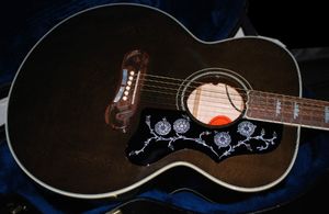Sıcak satmak kaliteli elektro gitar 2013-200 standart akustik elektrikli gitar özel dükkanı trans-siyah nadir müzik aletleri
