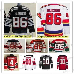 Sale CUSTOM New''Jersey''Devils''Jack Hughes NJ Hockey Jerseys Jesper Bratt Hischier Dougie Hamilton Mercer Wood Graves Marino Sharangovich