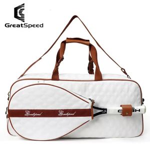 Sacos de tênis Greatspeed Multi funtion Classic Bag Homens Mulheres Badminton com compartimento para sapatos 231124