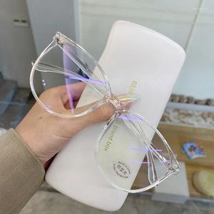 Sunglasses Eyeglasses Women Super Blue Spectacles Glasses Clear Light Pink Men Round Computer Frame Filter Blocking