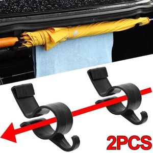 Car Umbrella Holder Universal Trunk Mount Towel Hanger Hooks Auto Accessories Internal Storage Organizer