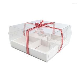 Подарочная упаковка Lbisi Life 5pcs Прозрачный мусс торт Musavat упаковочный коробка послеобеденный чай