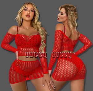 Сексуальный набор сексуальный нижнее белье BabyDoll Baby Doll Minidress с длинным рукавом нижнее белье сносы Teeddies Nightegown Toy Pware Эротическая платья 230426