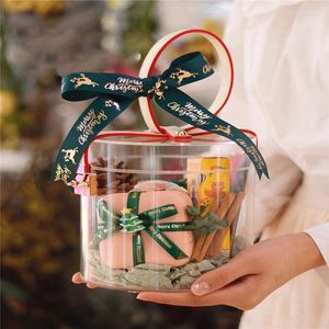 Hediye sargısı akrilik şeker kutusu taşınabilir parti düğün iyiliği kutular bebek duş çantası diy yaratıcı romantik mariage