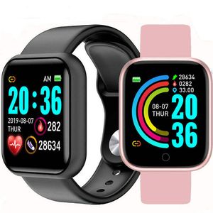 2023 Ucuz Fiyat Sıcak Satma D20 Smartwatch Akıllı İzle Y68 D20S Kalp Hızı Sensörü Desteği ile Akıllı Bilezik Fitpro Uygulaması