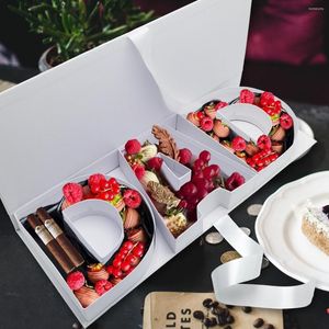 Hediye Sarması Doldurabilen Çikolata Tatlı Ambalaj Karton Mektubu Babalar Günü için Baba Şekilli Kutu Babalar Günü