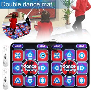 Dans Paspasları Çift Dans Mat Kullanıcısı Kablolu Müzik Oyunu PC TV 231124 için 2 uzaktan kumandalı çok işlevle kaymaz