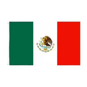 DHL MX MEX Mexicanos Мексиканский флаг Мексики Оптовая прямая фабрика, готовая к отправке 3x5 FTS 90x150CM CPA