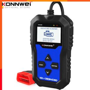 Новый Konnwei KW350 OBD2 CAR Scanner Professional Code Scaner Scanner OBD2 Auto Diagnostic Tool для Audi/Seat/Skoda/VW Golf OBD2